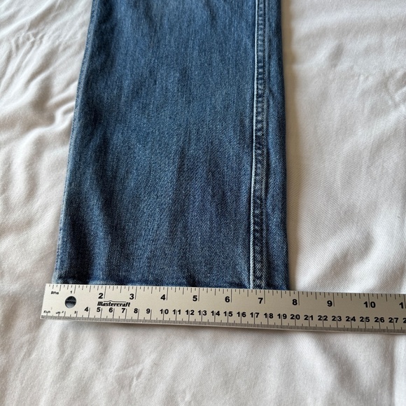 Wrangler 5 Star Performance Mens Blue Jeans 30x30 Comfort Elastic Waist Workwear - Picture 14 of 15